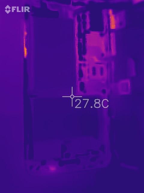 iPhone Xs Max - bilans temperaturowy