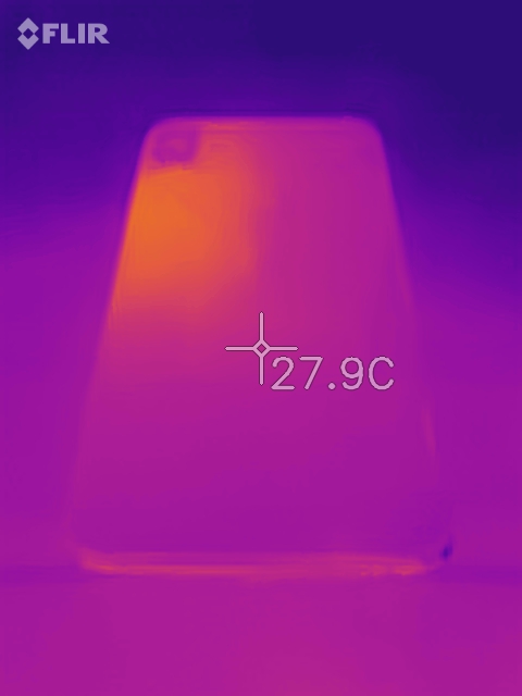 iPhone Xs Max - bilans temperaturowy