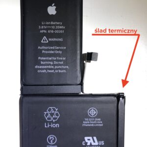iPhone X naprawa za 2499 - uszkodzona bateria
