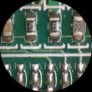 AmScope - obraz w powiększeniu-mikroelektronika