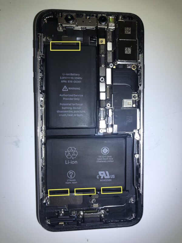 iPhone X wymiana baterii