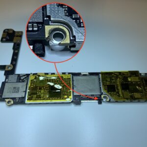 iPhone 6s uszkodzony procesor - złamanie krawędzi