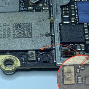 iPhone 6s uszkodzony procesor - zwarcie